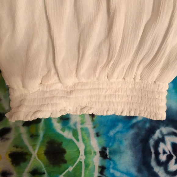 Hippie chic white tank top - Picture 5 of 5